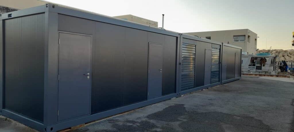 bungalows de stockage pour les Marins Pompiers de Marseille 8ème