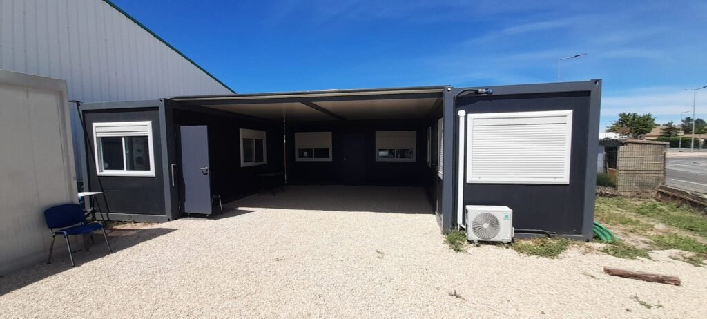 bâtiment modulaire pour société de bus à Pertuis