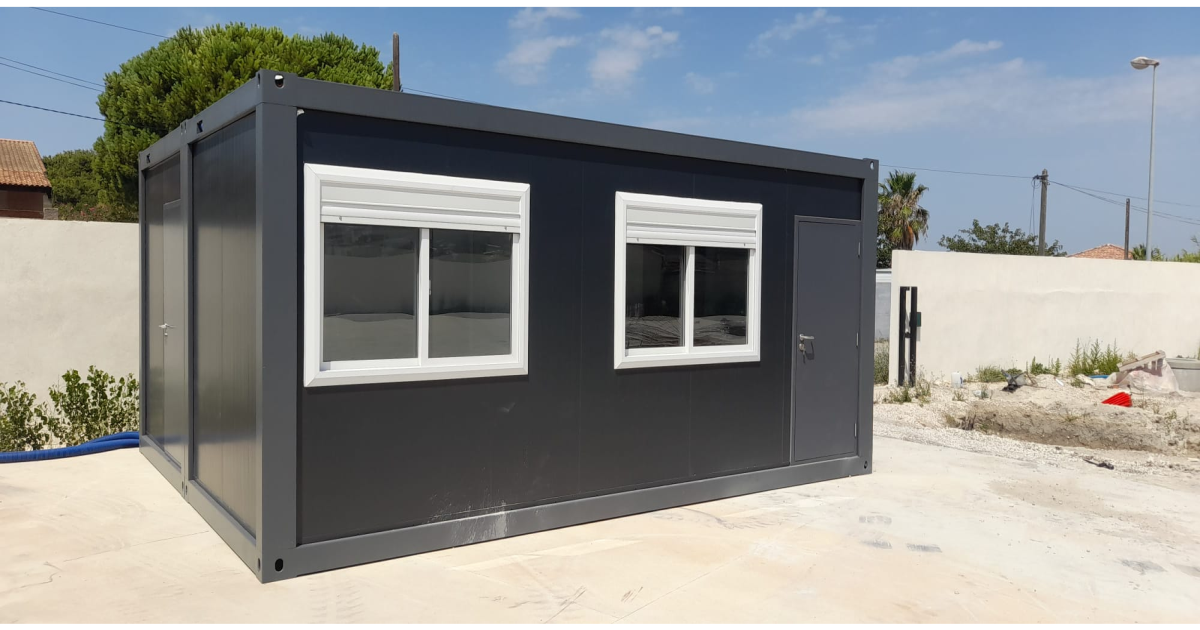 Bureau modulaire neuf livré à Aix-en-Provence par PACA MODUL